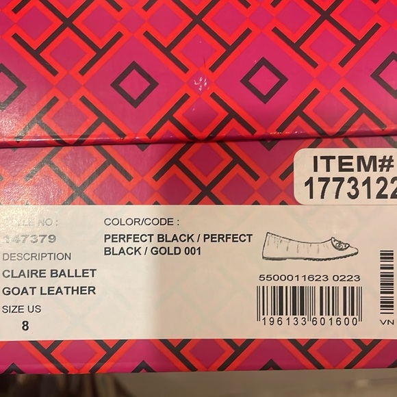 NIB/Tory Burch Claire Ballet - Picture 7 of 7